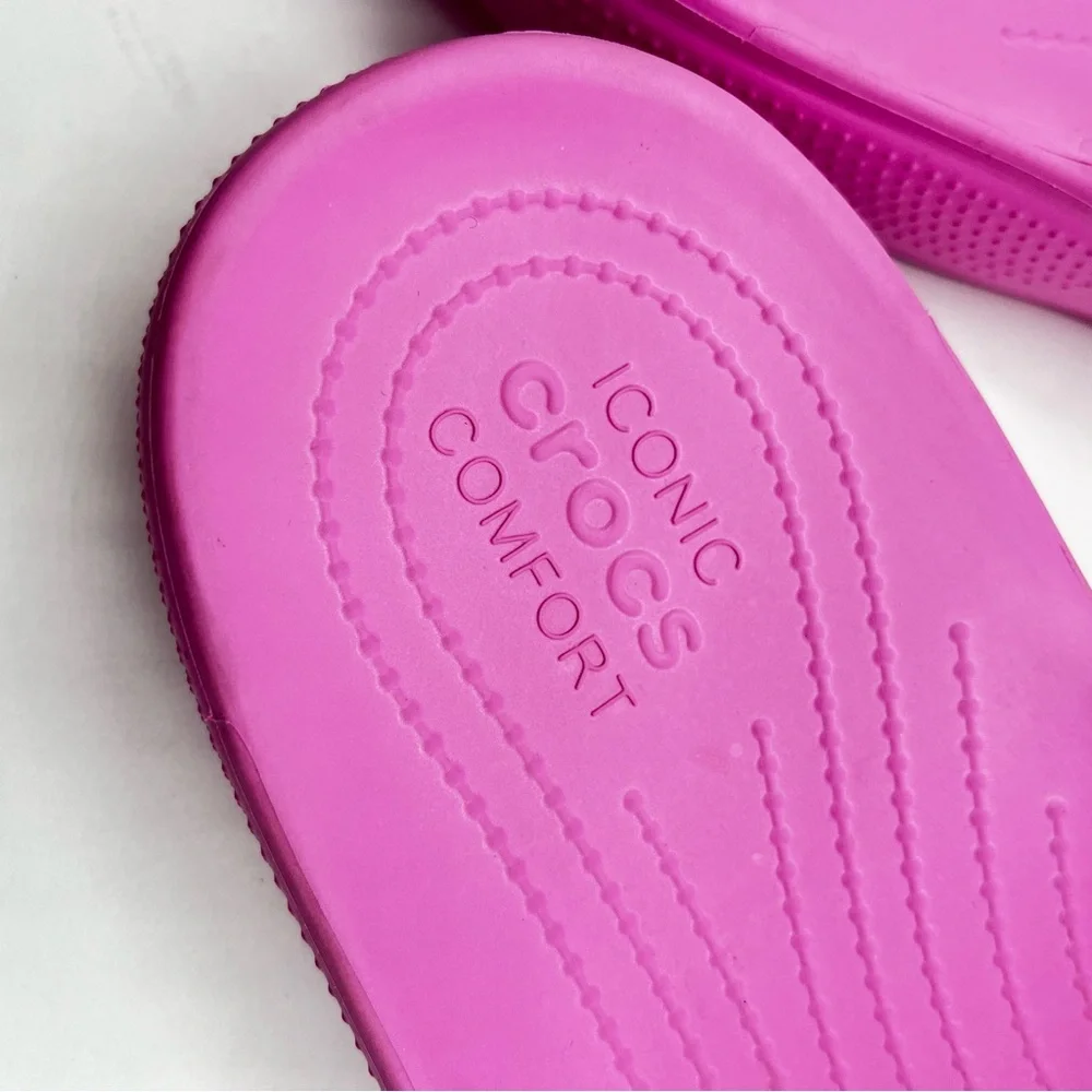 CROCS Men’s Size 12 Party Pink Sandals